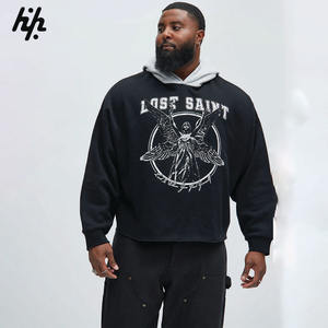 Sweat à capuche multicolore à épaules tombantes pour hommes lourd 420GSM 100% sweat à capuche et sweat-shirt en molleton de coton pour hommes du fabricant en gros OEM - Product Image 1