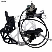 JFG YC Front and Rear Brake Assembly Disc Bracket Motorcycle Brake System for Surron Light Bee Ultra Bee Dirt Bike Upgrades