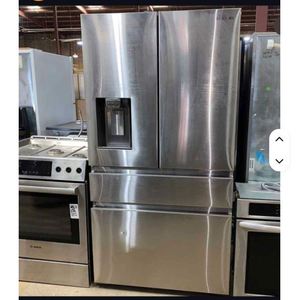Livraison rapide Réfrigérateur double porte côte à côte S573L, sans givre, distributeur d'eau, écoénergétique, acier inoxydable - Product Image 1