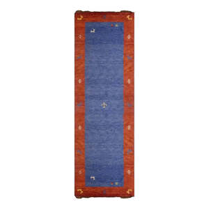 พรมแก๊บเบห์อินเดียทอมือแบบดั้งเดิม 1 ผืน ขนาด 8'10 x 2'4 - Product Image 1