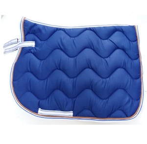 Custom Professional Jump Style Quilted Saddle <b>Pads</b> Soft Cotton Fabric Lining English Western Style Wool <b>Felt</b> for Horse Riding - Product Image 1