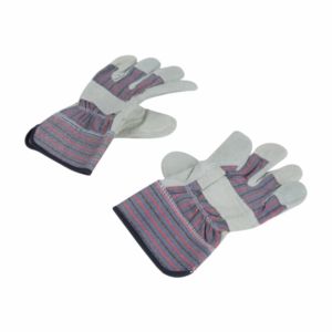 Gants de sécurité de travail en cuir de vachette de qualité supérieure Gants de protection des mains gréeur canadien industriel en coton robuste - Product Image 1