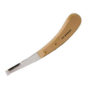 Cuchillo Profesional para Cascos de Caballos, Herramienta Manual de Herrador, Hoja de Acero Inoxidable, Diseño Duradero y Afilado, Recortador de Cascos de Precisión, Reutilizable - Product Image 2