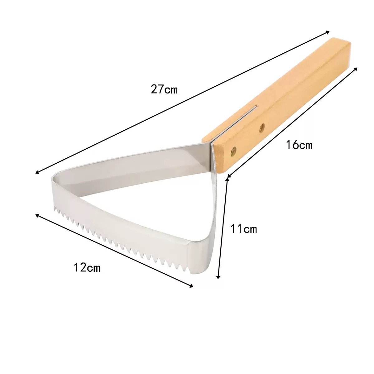 27*12 cm/couleur bois