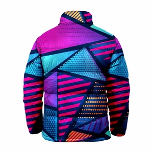 Chaqueta acolchada de Impresión digital personalizada con gráfico personalizado para hombre, ropa, chaqueta Bomber, abrigos - Product Image 4