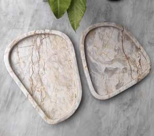 Plateau en marbre moderne et durable avec options personnalisables pour l'organisation de la papeterie de bureau, marque Craft Valley - Product Image 5