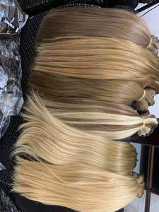 Extensiones de pelo Remy indio alineado con cutícula virgen de 40 pulgadas al por mayor muestra gratis mechones de pelo humano natural ondulado - Product Image 2