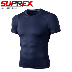Custom Men’s <b>Compression</b> T Shirt Quick Dry Stretch Gym Fitness Running Training Sports Top Breathable Athletic Activewear - Product Image 4
