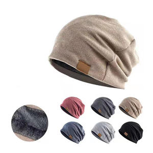 Haute qualité femmes hiver tricoté bonnet casquettes populaire laine chaud pêcheur bonnet personnalisé Plaid vente chaude accessoire de mode - Product Image 6