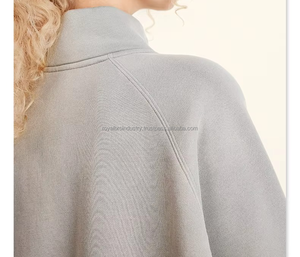 Survêtement lourd personnalisé avec pull à capuche à cordon lavé à l'acide Streetwear vierge vintage solide 100% coton - Product Image 6