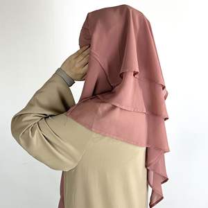 Thobe / Thawb ผ้าชิฟฟ่อนมุสลิมผ้าชิฟฟ่อนยาวพิเศษสามชั้น - Product Image 3
