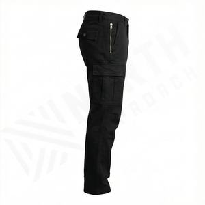 Pantalon cargo et pantalon taille haute pour homme, taille plus, personnalisable, nouveau, multi-poches, élastique, respirant, design personnalisé, vente en gros - Product Image 3