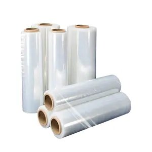 Plastic Polyethylene Film Pallet Plastic Lldpe Wrap Strech Film Factory price transparent PE Pallet Wrapping Film