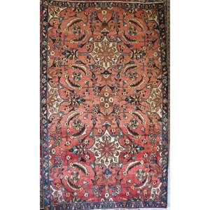 Alfombras ABC Kilims de Lana, Alfombra de Área con Diseño Floral Vintage, Hecha a Mano por Artesanos, Decoración de Interiores de Lujo Tradicional para el Hogar - Product Image 1