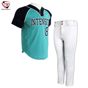 ชุดเครื่องแบบซอฟต์บอล/บาสบอลแบบสั่งทำชุดเสื้อเจอร์ซีย์แบบติดกระดุมเสื้อระบายอากาศได้ดีและใส่สบาย - Product Image 6