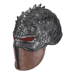 Masques en latex effrayants pour la saison d'Halloween <span class=keywords><strong>HLC</strong></span>, ensemble de tête, <span class=keywords><strong>casque</strong></span> de dragon tamer, masque de cosplay de guerrier, fabricant de masques en latex pour le visage - Product Image 4