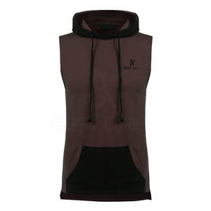 Wholesale Men Fitness Sleeveless Hoodies Custom <b>Gym</b> Men Sleeveless Muscle <b>Hoodie</b> hot fashion custom <b>gym</b> <b>hoodie</b> - Product Image 1