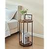 Solid Wood Plant Stand Round Bedside <b>Table</b> <b>Mid</b> <b>Century</b> Modern - Product Image 2