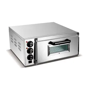 Commercial Kitchen Equipment Electric Cake Bread Bakery Pizza Oven With Visible Glass Door
