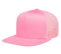Gorra Trucker Clásica de Visera Plana Estilo Urbano, Cómoda, Ajustable, de Malla, con Cierre a Presión, Bordado 3D, Personalizada, Casual, para Viajes y Actividades al Aire Libre