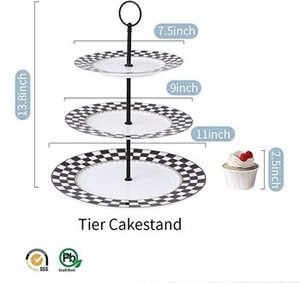 Support à gâteau en métal de meilleure qualité Tendance Design Forme ronde Vaisselle de mariage de grande taille Support à gâteau en métal de l'Inde - Product Image 2
