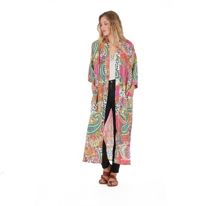 Nouveau traditionnel vêtements d'été Robs peignoir turc peignoir Cardigan vêtements de nuit robe de chambre plage - Product Image 3