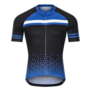 Ensembles de vêtements de cyclisme pour hommes personnalisables de haute qualité, taille plus, respirants, manches courtes, 100% polyester - Product Image 2