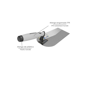 Spatola Wolfpack Plus con manico in gomma 349 180mm. - Product Image 5