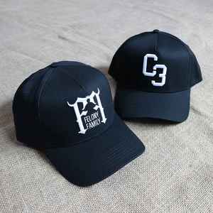 2023 nueva promoción sarga de algodón 5 paneles y 6 paneles logotipo personalizado gorra de béisbol en blanco - Product Image 3