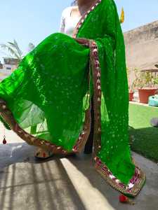 Dupatta de Seda Surtida de Rajastán para Niñas - Product Image 2