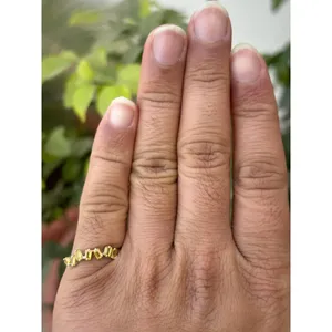 14k Fine Jewelry 925 <b>Silver</b> Baguette Natural Sapphire Ring with Invisible Setting Vermeil & Rhodium Plating Everyday Wear - Product Image 3