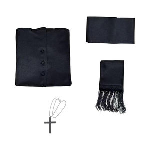 Robes traditionnelles musulmanes en coton respirant, longueur cheville, sur mesure, blanches, coupe facile, pour les pères de l'église, liturgie, clergé - Product Image 3