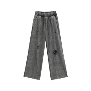 ชุดวอร์มมีฮู้ดสำหรับผู้ชายชุดวอร์มมีฮู้ดแบบซิปรูดแบบกำหนดเองชุดวินเทจสำหรับผู้ชายซักกรด - Product Image 4