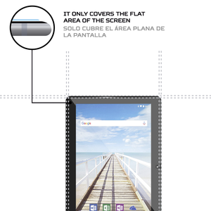 ANTISHOCK Odys Thor <b>10</b> Screen Protector for <b>Tablets</b> Premium Guard Against Impact and Scratches - Product Image 4