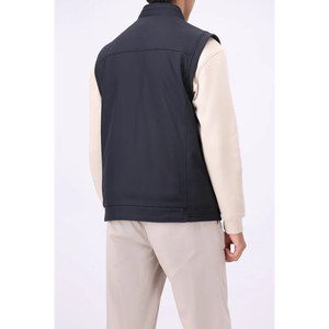 Gilet matelassé à col en V, motif paisley, style formel, fermeture éclair sur le devant, respirant, 100% polyester, vêtement d'extérieur d'hiver, service OEM personnalisable - Product Image 6