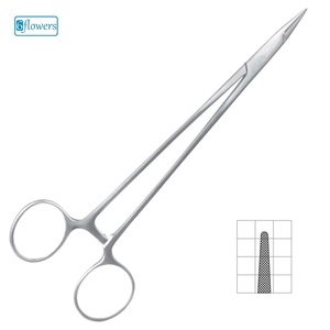 Portaagujas Crile Murray, Instrumento Quirúrgico para Cirugía General, Certificado CE, Manual, de Acero Inoxidable - Product Image 1
