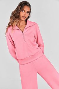 Chándal de mezcla de algodón suave para mujer, ropa de gimnasio deportiva con capucha de invierno, Pantalones estampados de dos piezas a juego, OEM - Product Image 4
