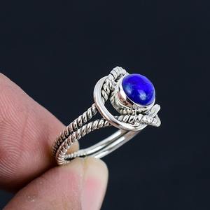 925 Sterling Silver Spinner <b>Ring</b> Lapis Lazuli <b>Ring</b> Handmade Gemstone with Excellent Quality Classic Design for <b>Women</b> <b>Ring</b> - Product Image 5