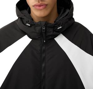 Color Block 100% Polyester Rip-Stop Windproof Custom Fashion Anorak Comfortable <b>Waterproof</b> Custom Print Durable Windbreaker - Product Image 6