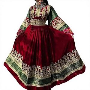 Vestido de Novia Estilo Afgano para Mujer con Chalecos y Chaquetas a Juego para Hombre, Servicio OEM ODM Disponible para Pedidos Personalizados - Product Image 1