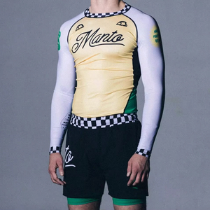 Durable Breathable Customizable Unisex Rash Guard <b>Compression</b> <b>Shirt</b> Stretch Fabric UPF50 Anti-Bacterial Quick Dry 220g MMA BJJ - Product Image 1