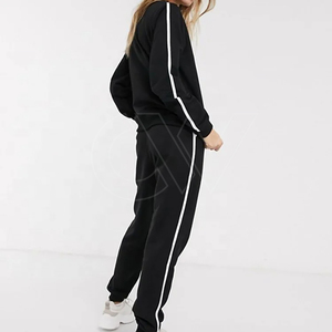 Chándales transpirables de alta calidad para mujer, chándales informales de algodón y poliéster para correr, venta al por mayor con logotipo personalizado - Product Image 2