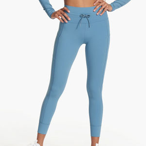 Pantalons et pantalons pour femmes mixtes en polyester Spandex de haute qualité cordon de serrage Leggings de yoga les plus vendus pour femme - Product Image 1