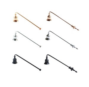 Decorative metal <b>candle</b> snuffer designed for safe <b>candle</b> handling enhancing the ambience of cozy candlelight home settings - Product Image 2