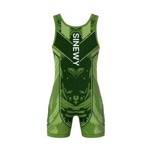 La mejor calidad para hombres DEAL Wrestling Singlets en blanco 2025 traje de culturismo cómodo Spandex Wrestling Singlets - Product Image 3