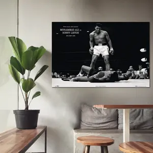 โปสเตอร์ติดผนังสไตล์โมเดิร์นสำหรับมูฮัมหมัด อาลี ปะทะ ซันนี่ ลิสตัน - Product Image 3