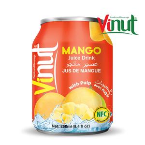 Lata de 250ml/proveedores de jugo de mango de sabor original enlatado fabricantes de bebidas OEM superventas certificado BRC - Product Image 3