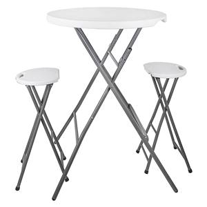 WELL HOME Tavolo da Bar in Polietilene 80x110cm, Arredo da Esterno Elegante e Resistente - Product Image 3