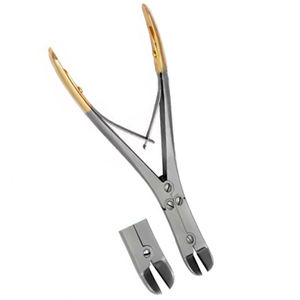 Fórceps de corte de hueso Ruskin de alto grado medio oro doble resorte Acero inoxidable Liston cortador de hueso alicates quirúrgicos manuales - Product Image 4