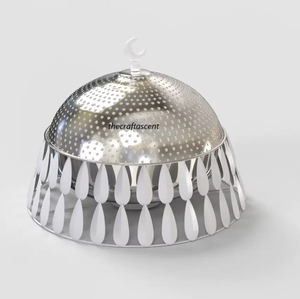 Vente chaude Design Moderne Martelé Blanc Enduit À La Main Casserole Serveur De Nourriture Ou Réchauffeur De Nourriture En Acier & Hotpot Avec Couvercle Pour Les Hôtels - Product Image 1